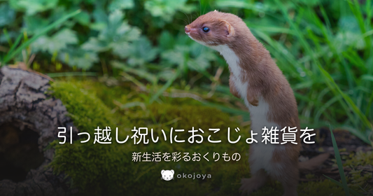 引っ越し祝いにおこじょ雑貨を