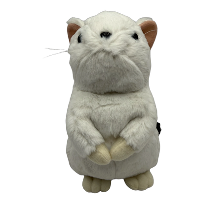 Ty Inc おこじょぬいぐるみ M 冬毛(白) 正面