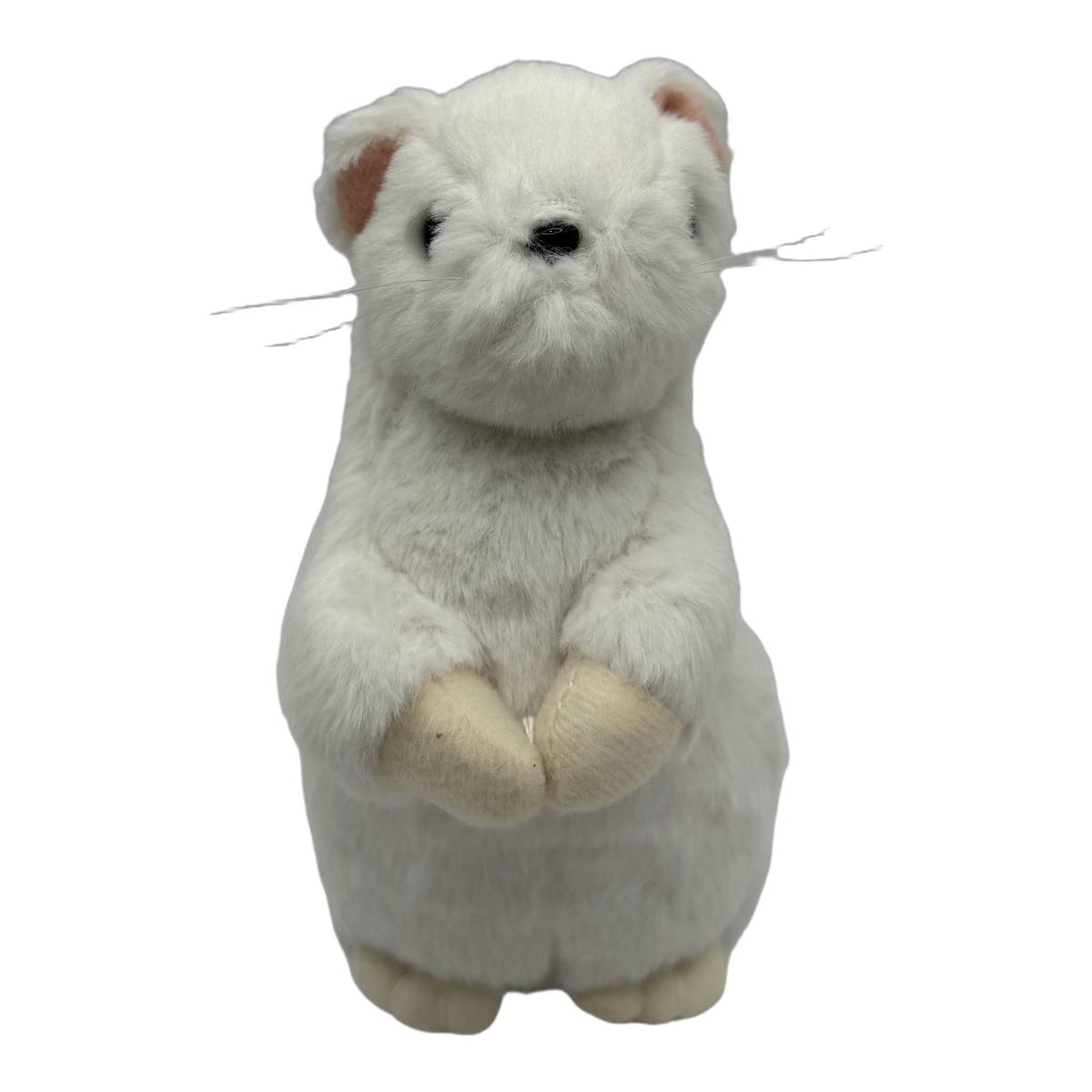 Ty Inc おこじょぬいぐるみ S 冬毛(白) 正面
