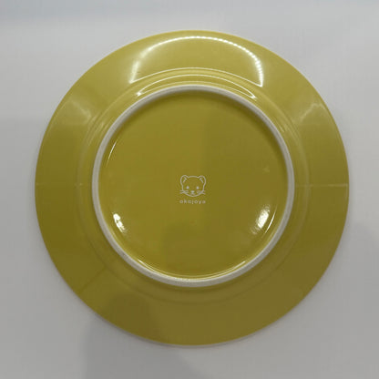 える おやすみプレート「食べたあとのしあわせ」裏面・okojoyaロゴ｜okojoya