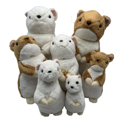 Ty Inc おこじょぬいぐるみ サイズ比較 S/M/2L/キーホルダー