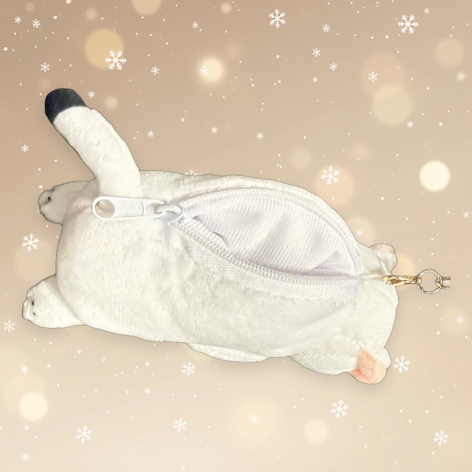 つまみっこ オコジョ ミニポーチの収納ポケット